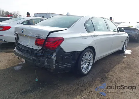 2015 BMW 750Li xDrive из США, поврежденный, VIN WBAYF8C59FD655487